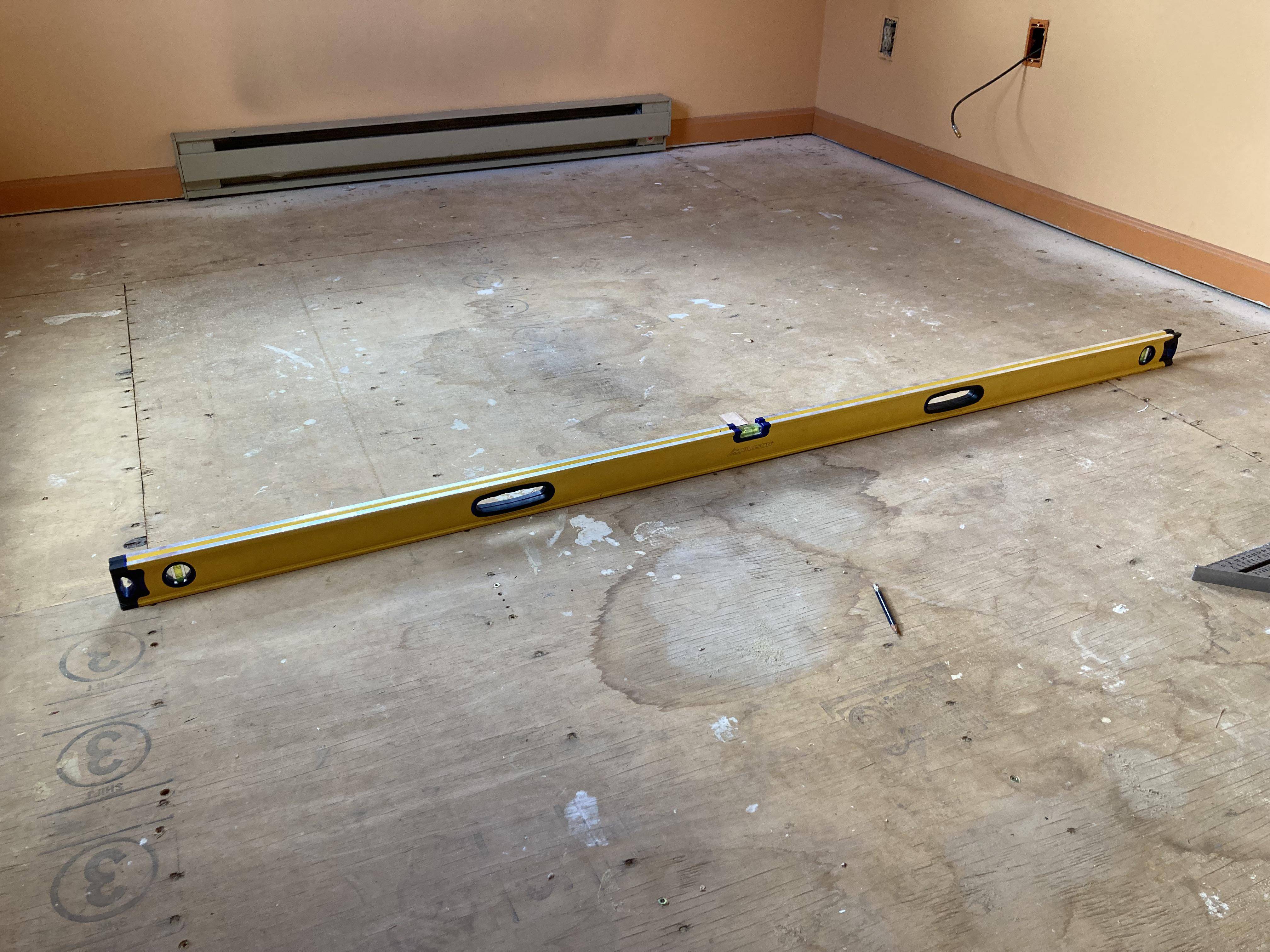 Subfloor Flatness tolerance for Click Floors