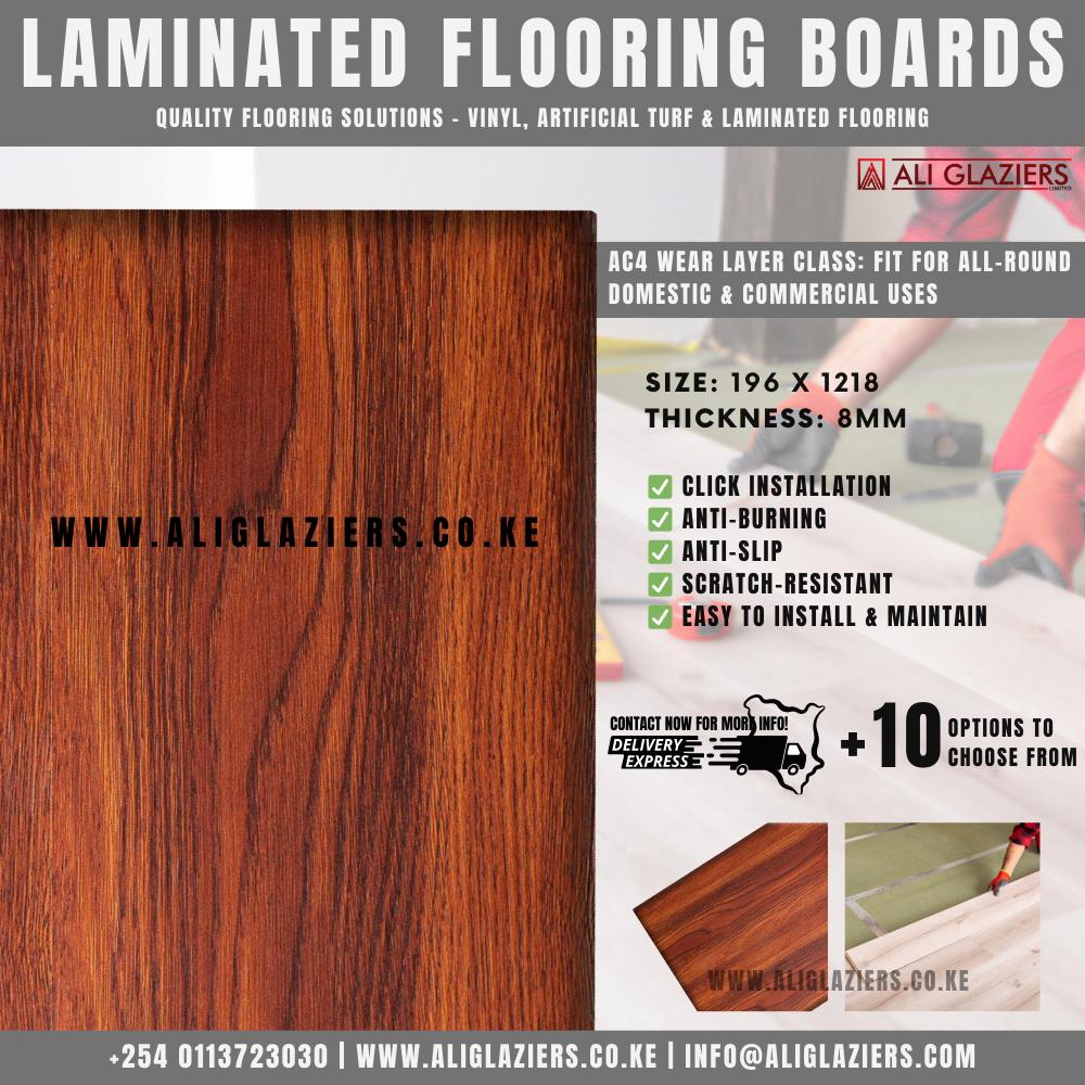DARK OAK - LAMINATED FLOORING BOARD AC4 GRADE PER SQM - CODE 3159