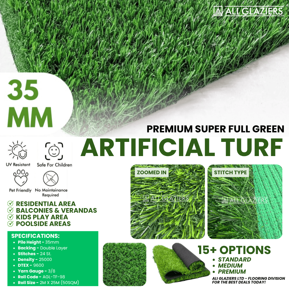 PREMIUM 35MM TURF GRASS — PREMIUM SUPER FULL GREEN