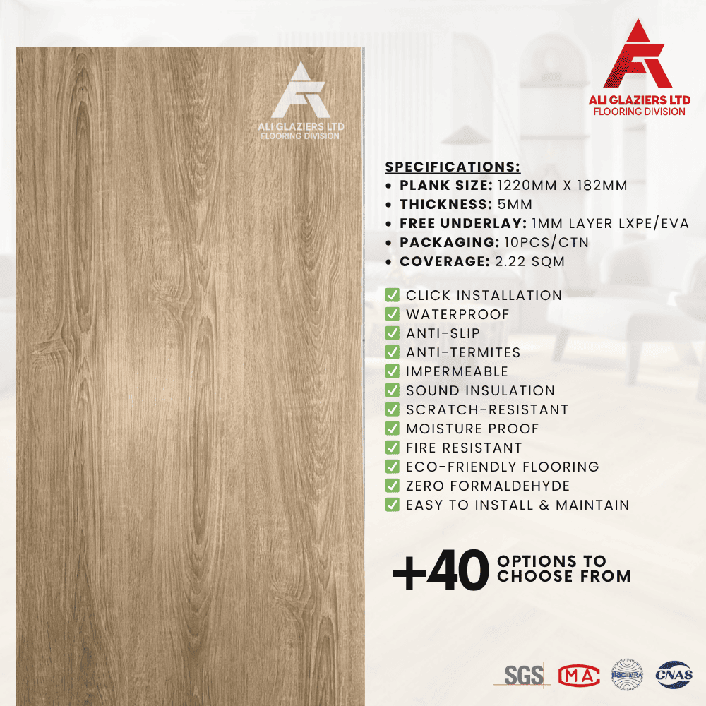 SPC FLOORING - HARVEST OAK