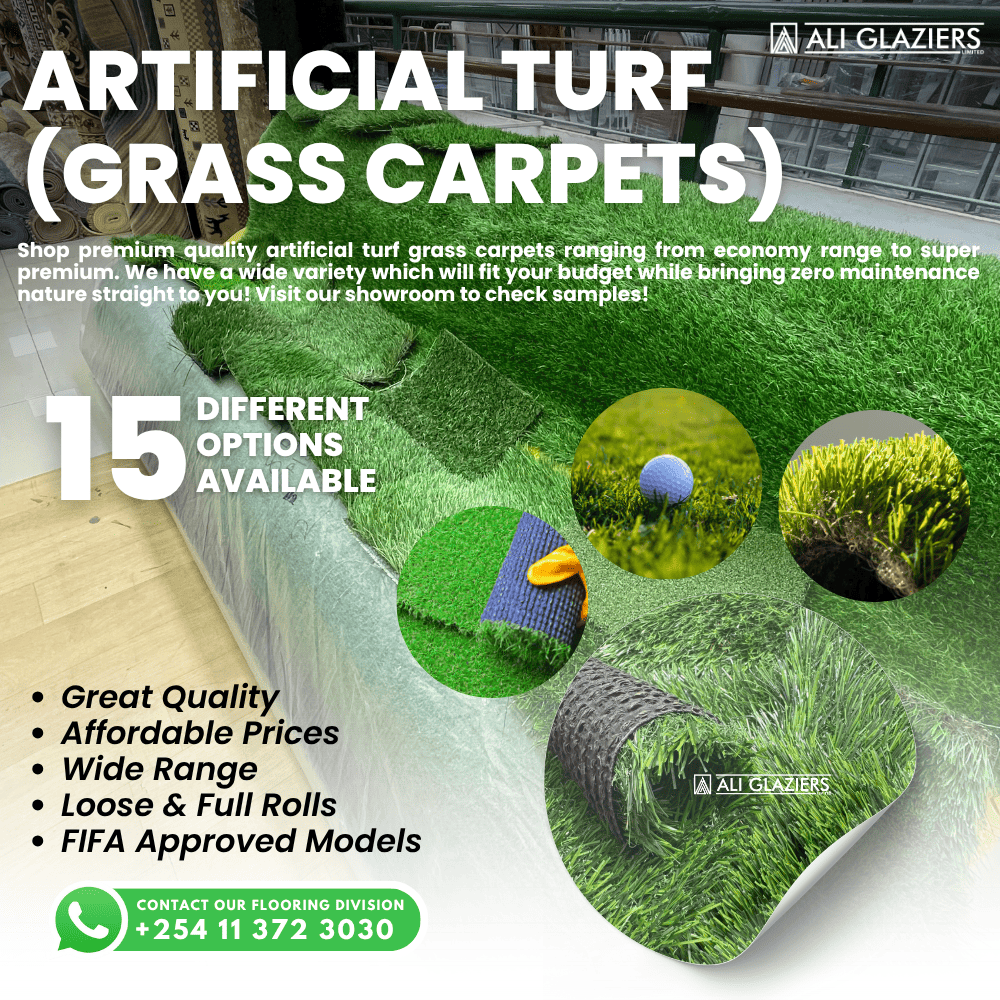 PREMIUM 50MM TURF GRASS - COFFEE GREEN - image 3