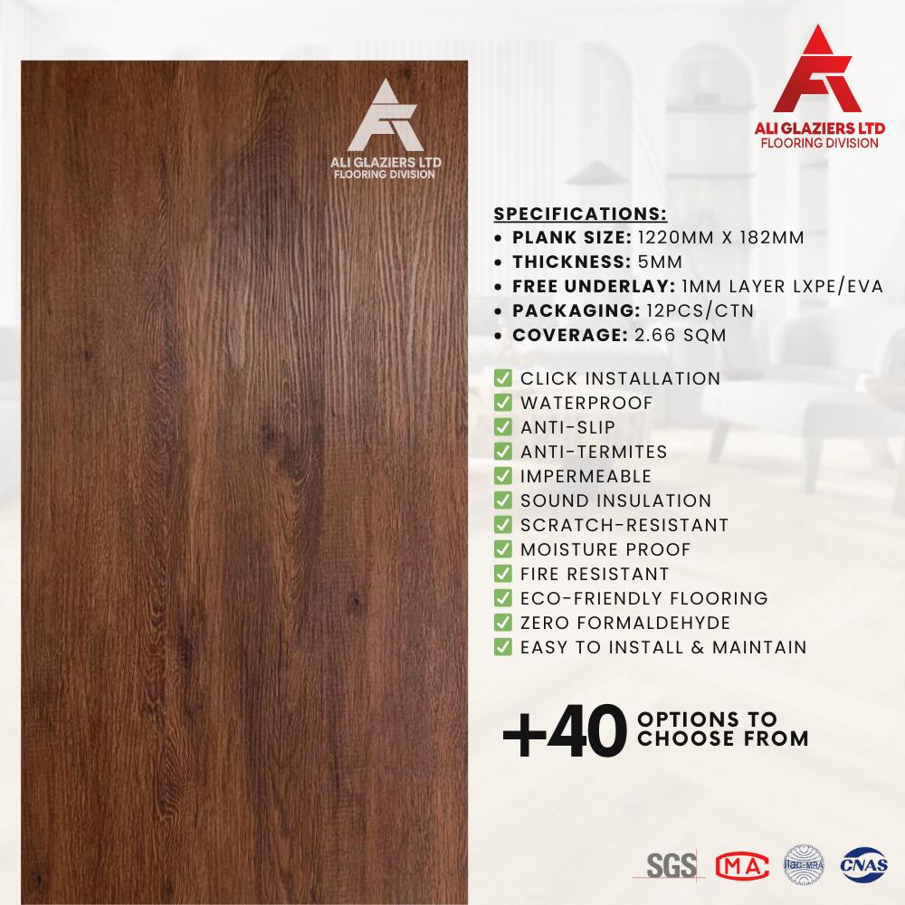 SPC FLOORING — ENGLISH WALNUT