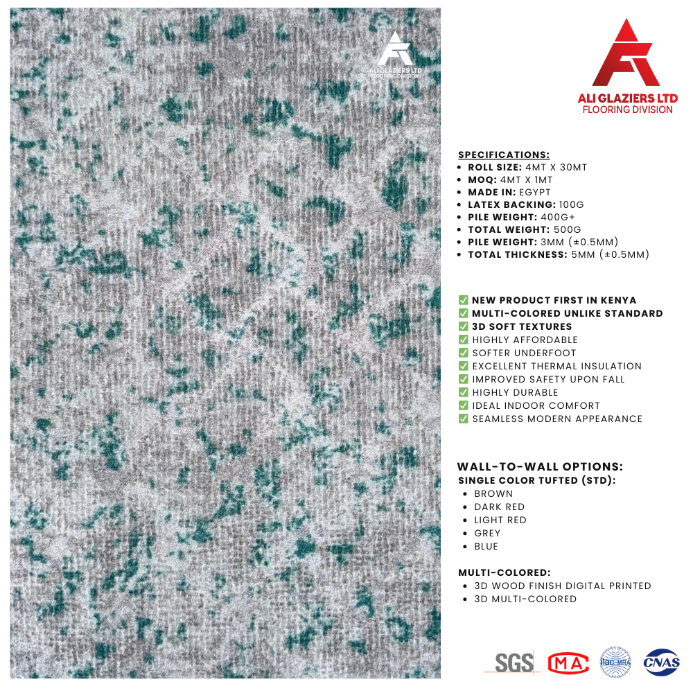 3D Wall-to-Wall Carpet 51905-4 Kenya