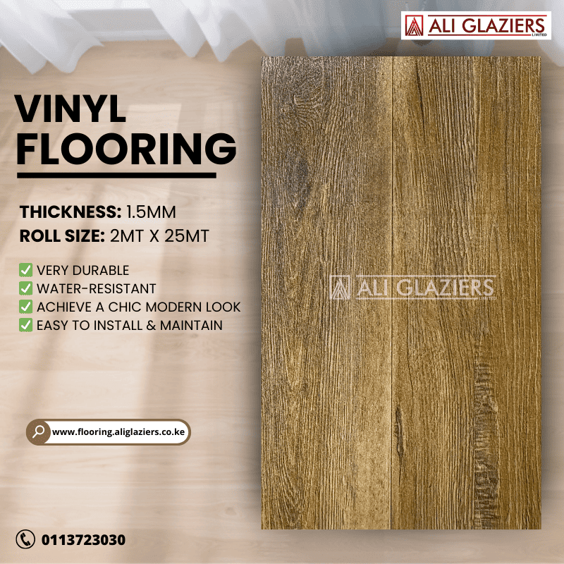 VINYL FLOORING HONEY MAPLE — 46-G