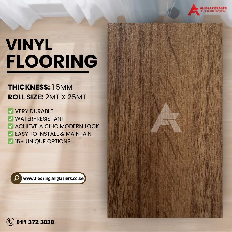 Vinyl Flooring Smoked Oak